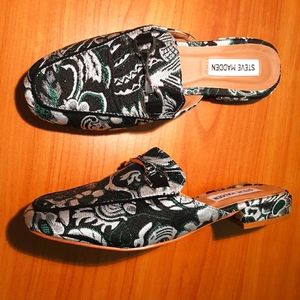 Steve Madden 'Chess' Slip On Mule Flats